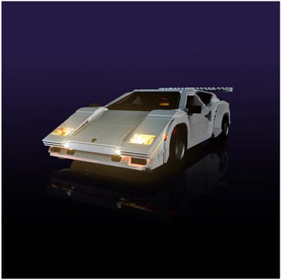 LMB 2.0 - Verlichtingsset geschikt voor LEGO® Lamborghini Countach 5000 Quattrovalvole 10337