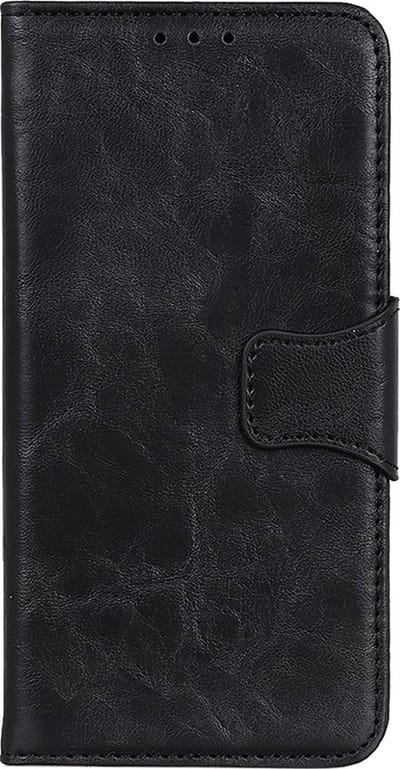 Shop4 - Geschikt voor Samsung Galaxy S22 Plus Hoesje - Wallet Case met Pasjeshouder Cabello Zwart