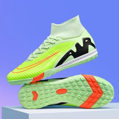 Nieuwe Heren Voetbalschoenen Noppen Lange Noppen Buitentraining Ademende Voetbalschoenen Sport Jongens Antislip Wedstrijd Volwassenen Comfortabel 35