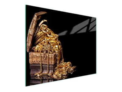 TMK ArtDeko - Snijplank - Gehard Glas - 52x30 cm - Antislip Poten