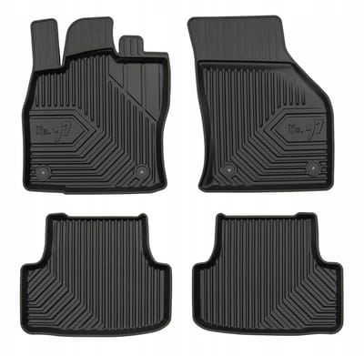 Frogum 77 & DryZone - Automattenset en Kofferbakmat - Geschikt voor Volkswagen Golf VII Variant (2012-2020) - Laser-fit Pasvorm - TPE Rubber - Geurloos