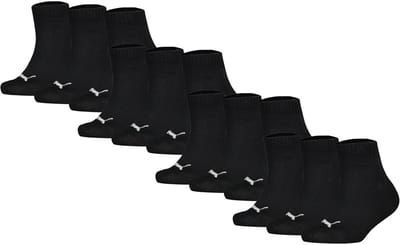 Puma Sokken Plain Quarter 12P Verpakking van 12