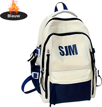 Livano Rugzak - Dames - Heren - Meisje - Jongens - Backpack - Schooltas - Laptoptas - Blauw