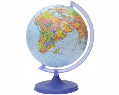 Zachem Politiek-Fysische Wereldbol 220 mm - Educatief en Decoratief