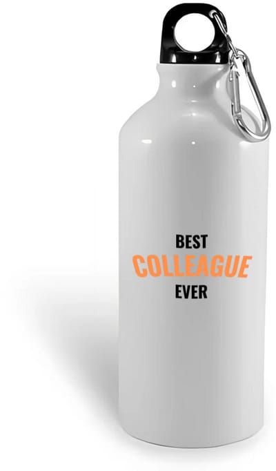 Hacebo® - best colleague ever waterfles - Collega - de beste collega - werknemers - verjaardagscadeau - verjaardag - cadeau - afscheidscadeau - geschenk - leuke cadeau - kado - gift - water fles - 400ML