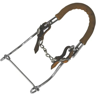 Hackamore voor paard chroom lange regels Umbria Equitazione