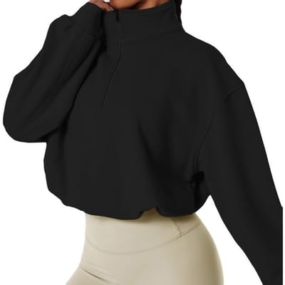 Dames lente trui halve rits hoge kraag jassen geen fleece topkwaliteit winddichte jassen outdoor jas L