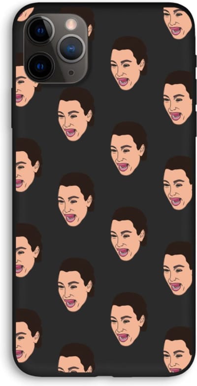 Case Company® - Hoesje geschikt voor iPhone 11 Pro Max hoesje - Ugly Cry Call - Biologisch Afbreekbaar Telefoonhoesje - Bescherming alle Kanten en Schermrand