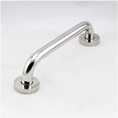 Veiligheidsbeugel Badkamer - Grijper Douche - Extra Stevigheid - Gebogen Lijn Design - 50 cm - Zilver