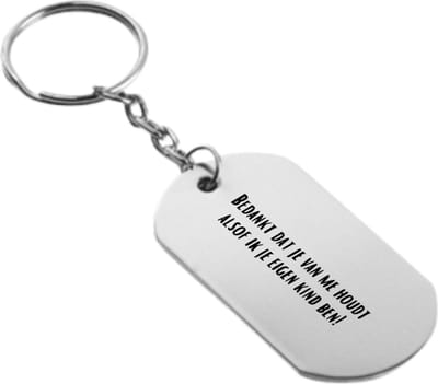 Akyol - bedankt dat je van me houdt alsof ik je eigen kind bent - Liefde - mensen die liefde willen delen naar iemand - valentijnsdag - cadeautje - verjaardagscadeau - verjaardag - cadeau voor vriendin/vriend - cadeau - 54 x 29mm