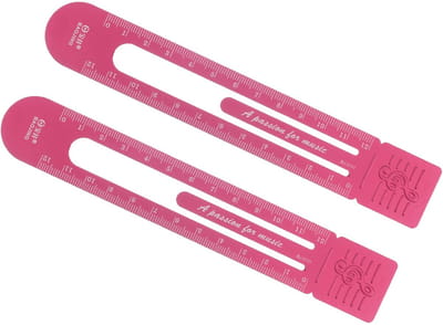 Dailygoods- Liniaal 12 cm - Aluminium - Lichtgewicht - Roestbestendig - Metalen Bladwijzer - Nauwkeurige Schaal - Meetlat