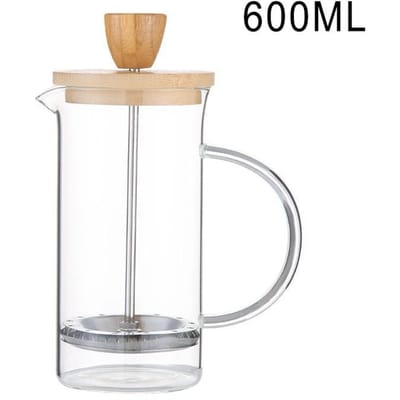 Koffie French Press Pot Met Filter hoog borosilicaatglas Hand Punch Koffiepot Multifunctioneel Brouwen Thee Melk Pot Gereedschap