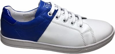 Naturino veters sneakers denzil wit blauw mt 34