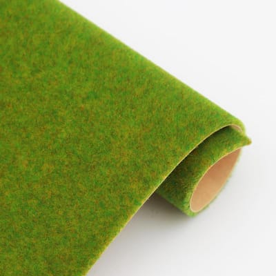 4 stuks 20 x 30 cm kunstgras voor ambacht, nep kunstgras patch voor miniatuur fee tuin doe-het-zelf landschap poppenhuis accessoires