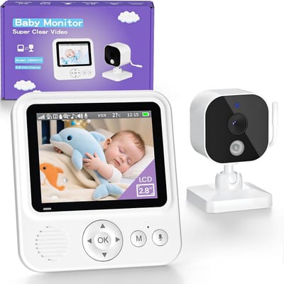 Babyfoon Met Camera - Kind Bewakingssysteem - Veilige Slaap - Geen Wifi Nodig - 2.8 Inch Scherm