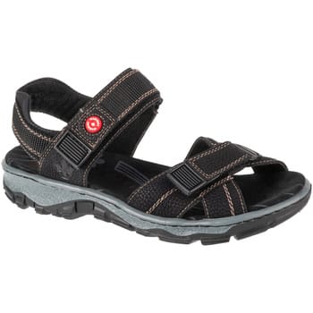 Rieker dames trekking sandalen blauw-grijs Sandalen 68851-02 zwart