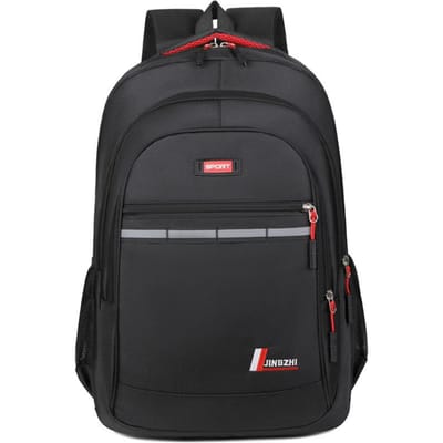 Herenrugzak met een high-end gevoel, reisrugzak met grote capaciteit, meerlaagse en eenvoudige zakelijke en vrijetijdsrugzak 34cm *48cm *18cm rood