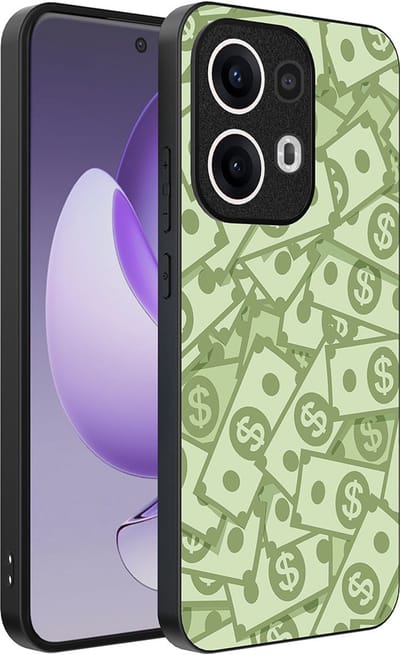 Smartphonica Telefoonhoesje Geschikt voor Oppo Reno 13 Pro met Geld Opdruk - TPU Backcover Case With Money Design geschikt voor Oppo Reno 13 Pro