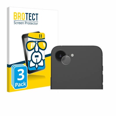 Screenprotector 3 Stuks voor Apple iPhone 16e / 17e Beschermglas transparant