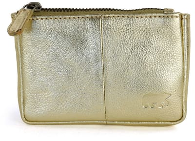 Bear Design Lyla Ritsportemonnee / Sleuteletui - Champagne