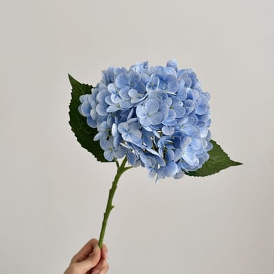 1 STKS Kunsthortensia, Nephortensia, Kunstplant, Lentedecoratie, Kunstbloem van hoge kwaliteit voor doe-het-zelf bruidsboeketten, feesten, huis 1PC