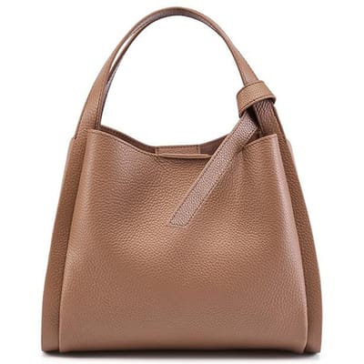 Leren Handtas Dames Mand Stuur Moeder Sfeervol Crossbody Crossbody Tas Leren Emmer Tas kaki