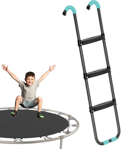 Trampoline Treden - Ladder Set - Veilig Instappen - Extra Brede Treden - 2 of 3 Stappen