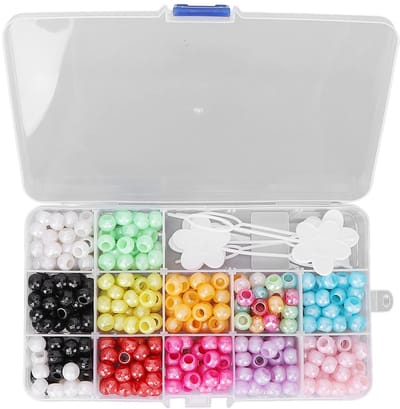 Dailygoods- Haarvlechten 365 Stuks - Kleurige Haar Kralen - Decoratieve Accessoires - Doe-Het-Zelf Haarspeld - Creatieve Vlechtdecoratie - Uniek en Mooi - Haarkralen