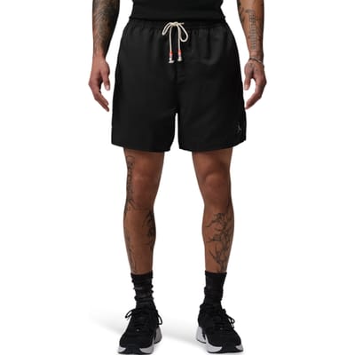 Jordan Brooklyn Korte Broeken Heren - Zwart - Maat XS - Katoen Fleece