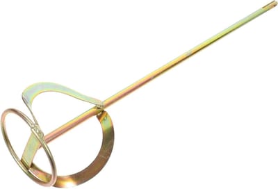 Betonmixer Opzetstuk - Boormixer Verfmixer - Mengen van Materialen - Hoge Hardheid Duurzaam - 49.1x10cm - Goud