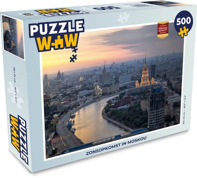 Puzzel Zonsopkomst in Moskou - Legpuzzel - Puzzel 500 stukjes