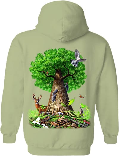 Levensboom Dieren Tree Of Life Animals The Coloured House Hoodie S