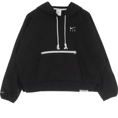 Lichtgewicht dameshoodie W Dri Fit Standard Issue Po hoodie zwart/licht ivoor