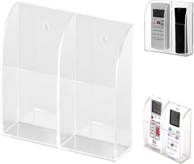 Dailygoody - Transparante Acryl Opbergdoos voor Afstandsbediening en Makeup - Wandmontage