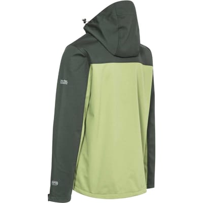 Trespass Heren Palin Softshell-jas met kleurblokken (Olijf)