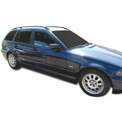 Déflecteurs d'air - J&J AUTOMOTIVE - BMW 3 Série E46 - Fumé - Acrylique renforcé - Installation facile