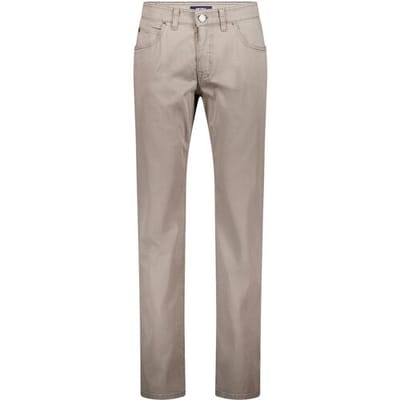 Gardeur Broek Bill Everyday Essential Fine Pattern Soft Touch Comfort Stretch Taupe / male