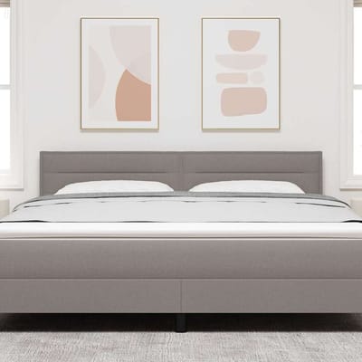 vidaXL Hoofdbord Taupe 180 cm Stof
