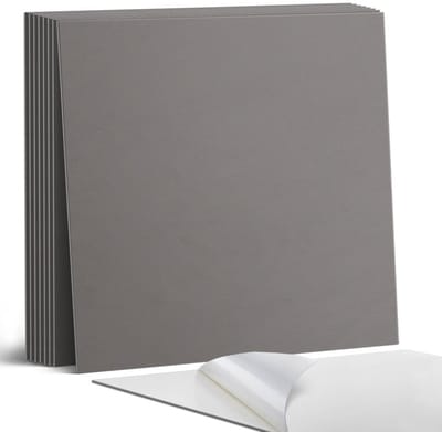 Coloray Plaktegels - Grijs Portugese Tegels - 30 cm x 30 cm - Grijs Plaktegels - 9 stuks - Vierkant PVC Tegels - Plaktegels Keuken - Zelfklevende Vloertegels - Vinyltegels Vloer Zelfklevend - Zelfklevende Tegels