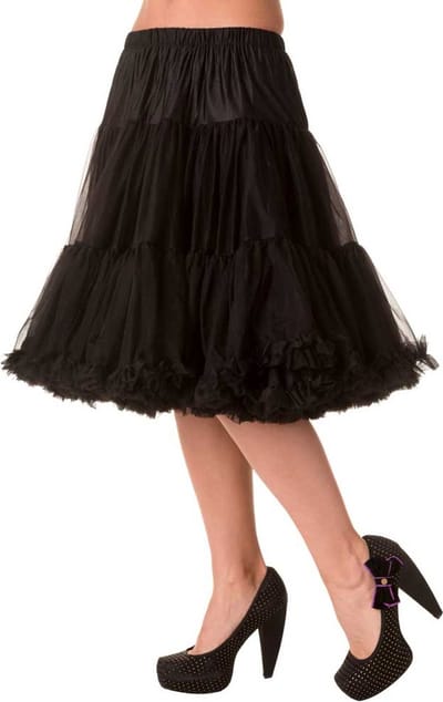 Banned - Starlite Petticoat - Vintage - 5XL - Zwart