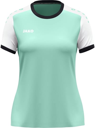 Jako Dynamic Shirt Korte Mouw Dames - Munt / Wit / Marine | Maat: L