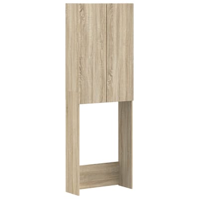 vidaXL - Toiletkast - ARNHEM - Sonoma - Eiken - 66 - x - 25,5 - x - 190 - cm - Bewerkt - hout