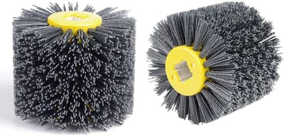 Dailygoods- Polijstborstel Nylon - 80 Grit - Schrobborstel - Houtbewerking - Meubelafwerking - Voor onregelmatige oppervlakken - Hoge duurzaamheid - Schuurborstel
