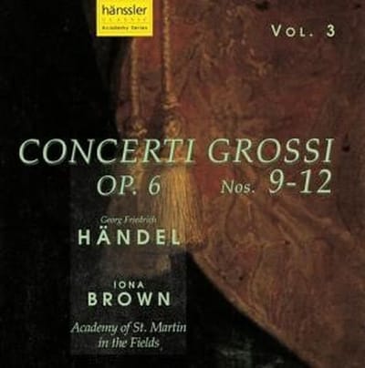 Academy Of St. Martin In The Fields, Iona Brown - Händel: Concerti Grossi Op.6 Nos.9-12 (CD)