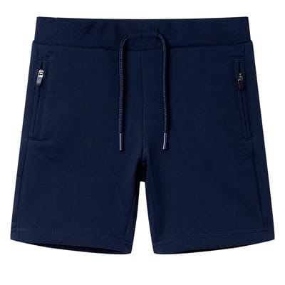 vidaXL Kindershort 116 marineblauw