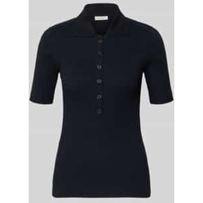 Slim fit Poloshirt van Mix van katoen en modal