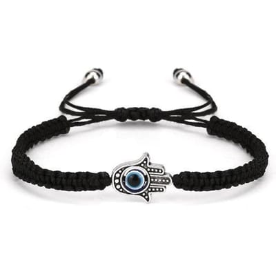 Lucky Eye Blue Evil Eye Charms Armband Rode Draad Draad Touw Paar Vriendschap Armband Vrouwen Mannen Handgemaakte Wens Sieraden Cadeau
