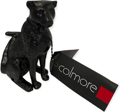 Diga Colmore - Beeld - Jaguar - Decoratie - Sculptuur - Mat zwart - Aluminium - 11x7x14cm