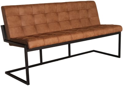 Eetkamerbank 160cm Vito bruin microvezel eetbank