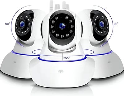 Vyzio - Wifi Camera - Babyfoon Met App - Beveiligingscamera Binnen - Bewakingscamera Voor Binnen - Huisdiercamera - Hondencamera - VISIONSPOT